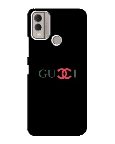 Чехол для Nokia C22 с картинкой «Gucci — красный градиент»
