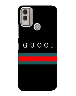 Чехол для Nokia C22 с картинкой «Gucci — красный пояс»