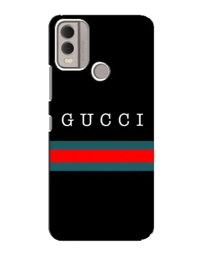 Чехол для Nokia C22 с картинкой «Gucci — красный пояс»