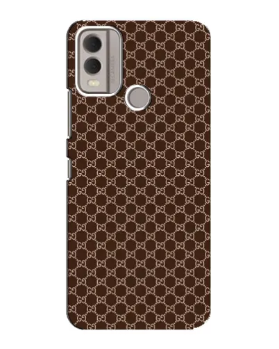 Чехол для Nokia C22 с картинкой «Gucci — шоколадная сетка» Чехол для Nokia C22 с картинкой «Gucci — шоколадная сетка»
