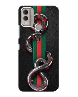Чохол для Nokia C22 з картинкою «Gucci — змія на смузі» Чохол для Nokia C22 з картинкою «Gucci — змія на смузі»