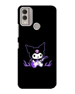 Чехол для Nokia C22 с картинкой «Электрическая Kuromi»