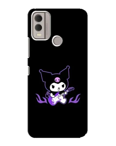 Чехол для Nokia C22 с картинкой «Электрическая Kuromi» Чехол для Nokia C22 с картинкой «Электрическая Kuromi»