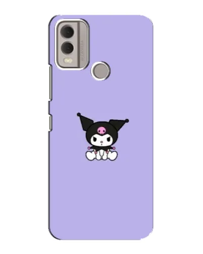 Чехол для Nokia C22 с картинкой «Kuromi — фиолетовый минимализм» Чехол для Nokia C22 с картинкой «Kuromi — фиолетовый минимализм»
