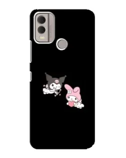 Чехол для Nokia C22 с картинкой «My Melody и Kuromi»