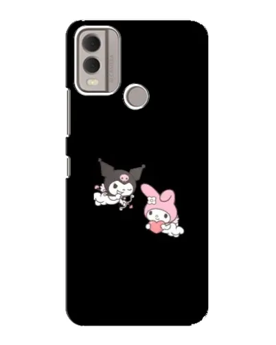 Чехол для Nokia C22 с картинкой «My Melody и Kuromi» Чехол для Nokia C22 с картинкой «My Melody и Kuromi»