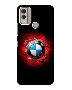 Чехол для Nokia C22 с картинкой «Логотип BMW — вспышка»