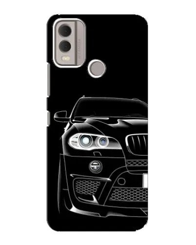 Чехол для Nokia C22 с картинкой «Темный силуэт BMW» Чехол для Nokia C22 с картинкой «Темный силуэт BMW»