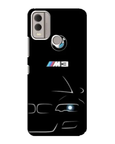 Чехол для Nokia C22 с картинкой «Минималистичный принт BMW M3» Чехол для Nokia C22 с картинкой «Минималистичный принт BMW M3»