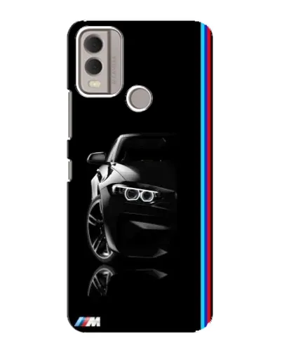 Чехол для Nokia C22 с картинкой «Силуэт BMW в темноте» Чехол для Nokia C22 с картинкой «Силуэт BMW в темноте»