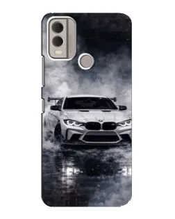 Чехол для Nokia C22 с картинкой «BMW сквозь туман»