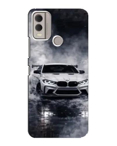 Чехол для Nokia C22 с картинкой «BMW сквозь туман» Чехол для Nokia C22 с картинкой «BMW сквозь туман»