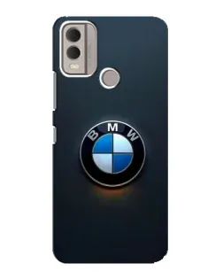 Чехол для Nokia C22 с картинкой «Логотип BMW — минимализм»