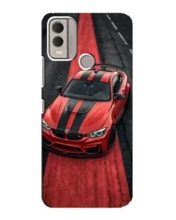 Чехол для Nokia C22 с картинкой «BMW на красной дорожке»