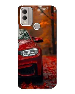 Чехол для Nokia C22 с картинкой «Осенняя BMW M4»