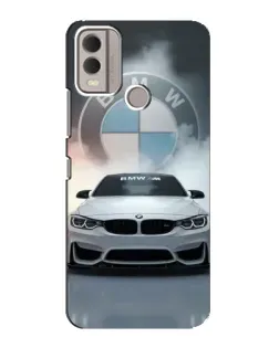 Чохол для Nokia C22 з картинкою «BMW в білому диму»