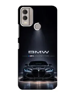 Чохол для Nokia C22 з картинкою «BMW крізь нічне місто»