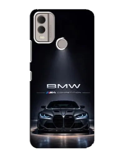 Чохол для Nokia C22 з картинкою «BMW крізь нічне місто» Чохол для Nokia C22 з картинкою «BMW крізь нічне місто»