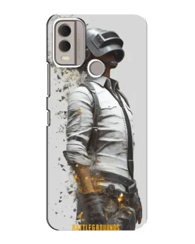 Чехол для Nokia C22 с картинкой «PUBG — боец в пыли» Чехол для Nokia C22 с картинкой «PUBG — боец в пыли»