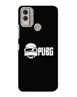 Чехол для Nokia C22 с картинкой «PUBG — классический лого»