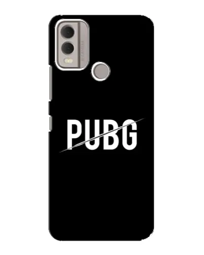 Чехол для Nokia C22 с картинкой «PUBG — белый логотип» Чехол для Nokia C22 с картинкой «PUBG — белый логотип»