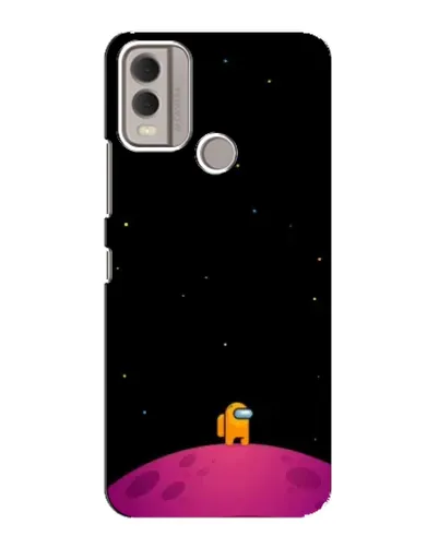 Чехол для Nokia C22 с картинкой «Одинокий герой на планете» Чехол для Nokia C22 с картинкой «Одинокий герой на планете»