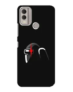 Чехол для Nokia C22 с картинкой «Among Us шлем» Чехол для Nokia C22 с картинкой «Among Us шлем»