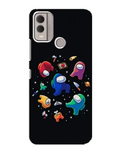 Чехол для Nokia C22 с картинкой «Among Us космос» Чехол для Nokia C22 с картинкой «Among Us космос»