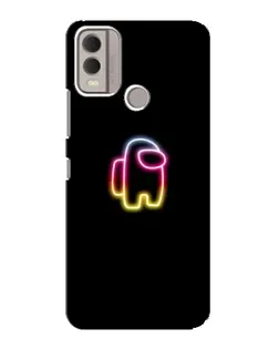 Чехол для Nokia C22 с картинкой «Among Us градиент»
