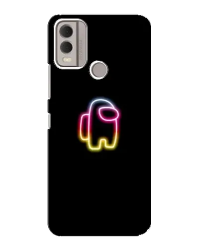 Чехол для Nokia C22 с картинкой «Among Us градиент» Чехол для Nokia C22 с картинкой «Among Us градиент»