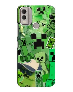 Чехол для Nokia C22 с картинкой «Криперы Minecraft» Чехол для Nokia C22 с картинкой «Криперы Minecraft»