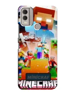 Чехол для Nokia C22 с картинкой «Minecraft герои игры» Чехол для Nokia C22 с картинкой «Minecraft герои игры»
