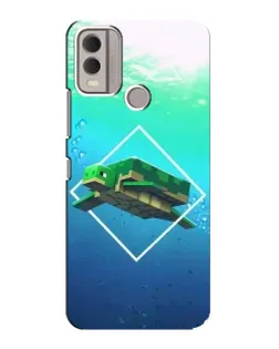 Чехол для Nokia C22 с картинкой «Черепаха Minecraft» Чехол для Nokia C22 с картинкой «Черепаха Minecraft»
