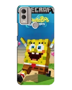Чехол для Nokia C22 с картинкой «Губка Боб Minecraft» Чехол для Nokia C22 с картинкой «Губка Боб Minecraft»