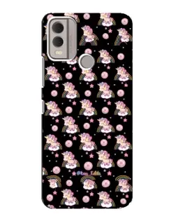 Чехол для Nokia C22 с картинкой «Magic Unicorn паттерн» Чехол для Nokia C22 с картинкой «Magic Unicorn паттерн»