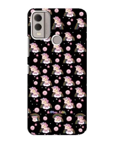 Чехол для Nokia C22 с картинкой «Magic Unicorn паттерн»