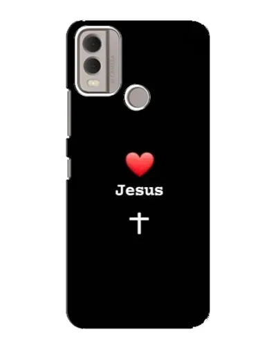 Чехол для Nokia C22 с картинкой «Сердце - Jesus» Чехол для Nokia C22 с картинкой «Сердце - Jesus»
