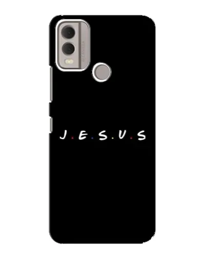 Чехол для Nokia C22 с картинкой «Точки веры J.E.S.U.S.» Чехол для Nokia C22 с картинкой «Точки веры J.E.S.U.S.»