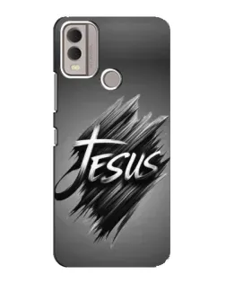 Чехол для Nokia C22 с картинкой «Надпись Jesus Graffiti»