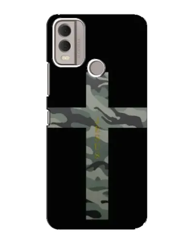 Чехол для Nokia C22 с картинкой «Милитари Крест» Чехол для Nokia C22 с картинкой «Милитари Крест»