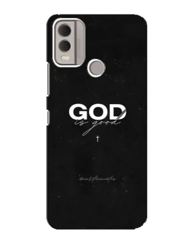 Чехол для Nokia C22 с картинкой «GOD — Бог над всем» Чехол для Nokia C22 с картинкой «GOD — Бог над всем»