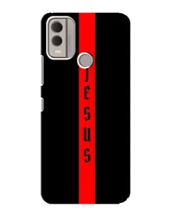 Чехол для Nokia C22 с картинкой «Красная линия веры»