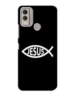 Чехол для Nokia C22 с картинкой «Классический Jesus»