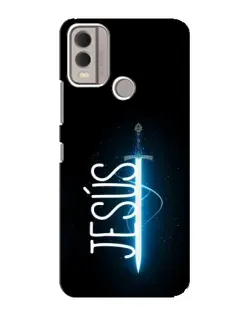 Чехол для Nokia C22 с картинкой «Меч Духа Jesus»