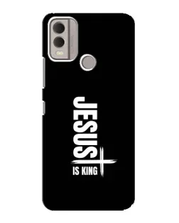 Чехол для Nokia C22 с картинкой «Вертикаль веры Jesus»