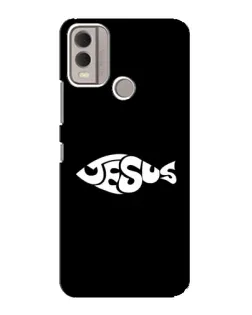 Чехол для Nokia C22 с картинкой «Рыба Jesus» Чехол для Nokia C22 с картинкой «Рыба Jesus»