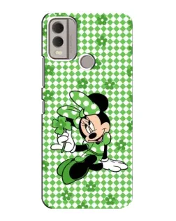 Чехол для Nokia C22 с картинкой «Mickey в клетку»