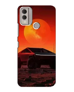 Чехол для Nokia C22 с картинкой «Cybertruck на Марсе» Чехол для Nokia C22 с картинкой «Cybertruck на Марсе»