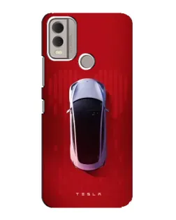 Чехол для Nokia C22 с картинкой «Tesla Top View» Чехол для Nokia C22 с картинкой «Tesla Top View»