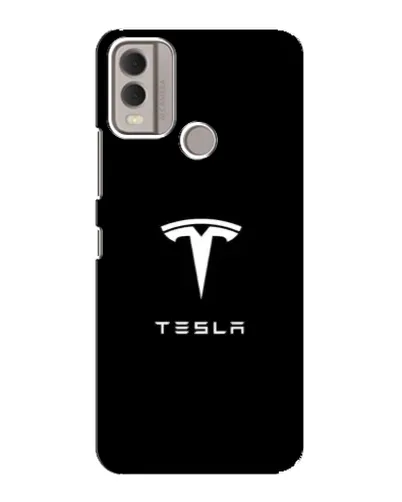 Чехол для Nokia C22 с картинкой «Tesla White Logo» Чехол для Nokia C22 с картинкой «Tesla White Logo»